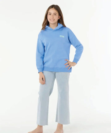 Rip Curl Surf Puff Hood - Girl - Blue